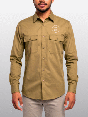 Workshirt Manga Longa - Caqui