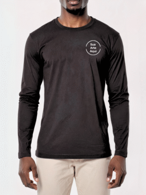 Camiseta de Algodão Premium Manga Longa