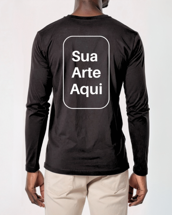 Camiseta de Algodão Premium Manga Longa - Imagem 2