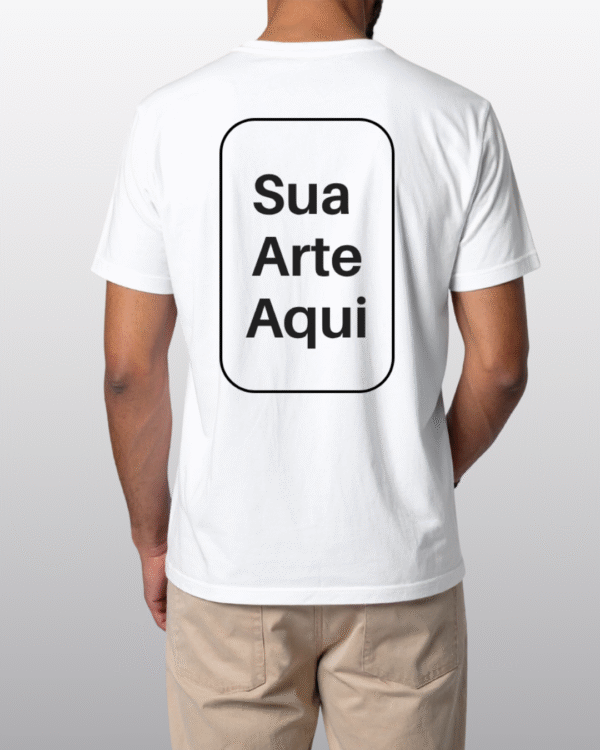 Camiseta de Algodão Premium - Branca - Imagem 2