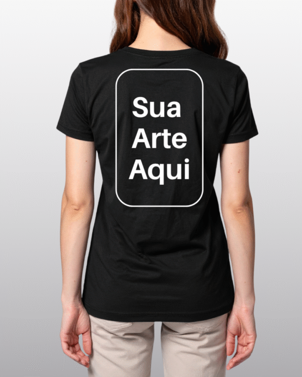 Camiseta de Algodão Premium - Preto - Imagem 2