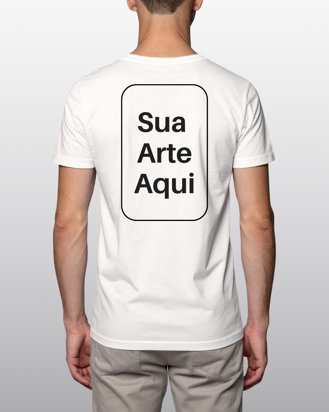 Camiseta de Algodão Premium - Off White - Imagem 2