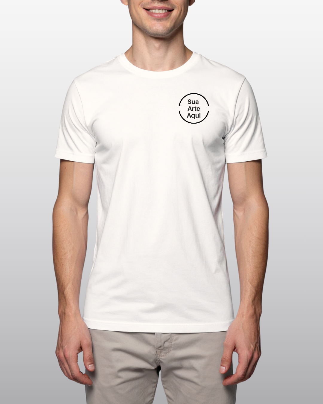 Camiseta de Algodão Premium - Off White