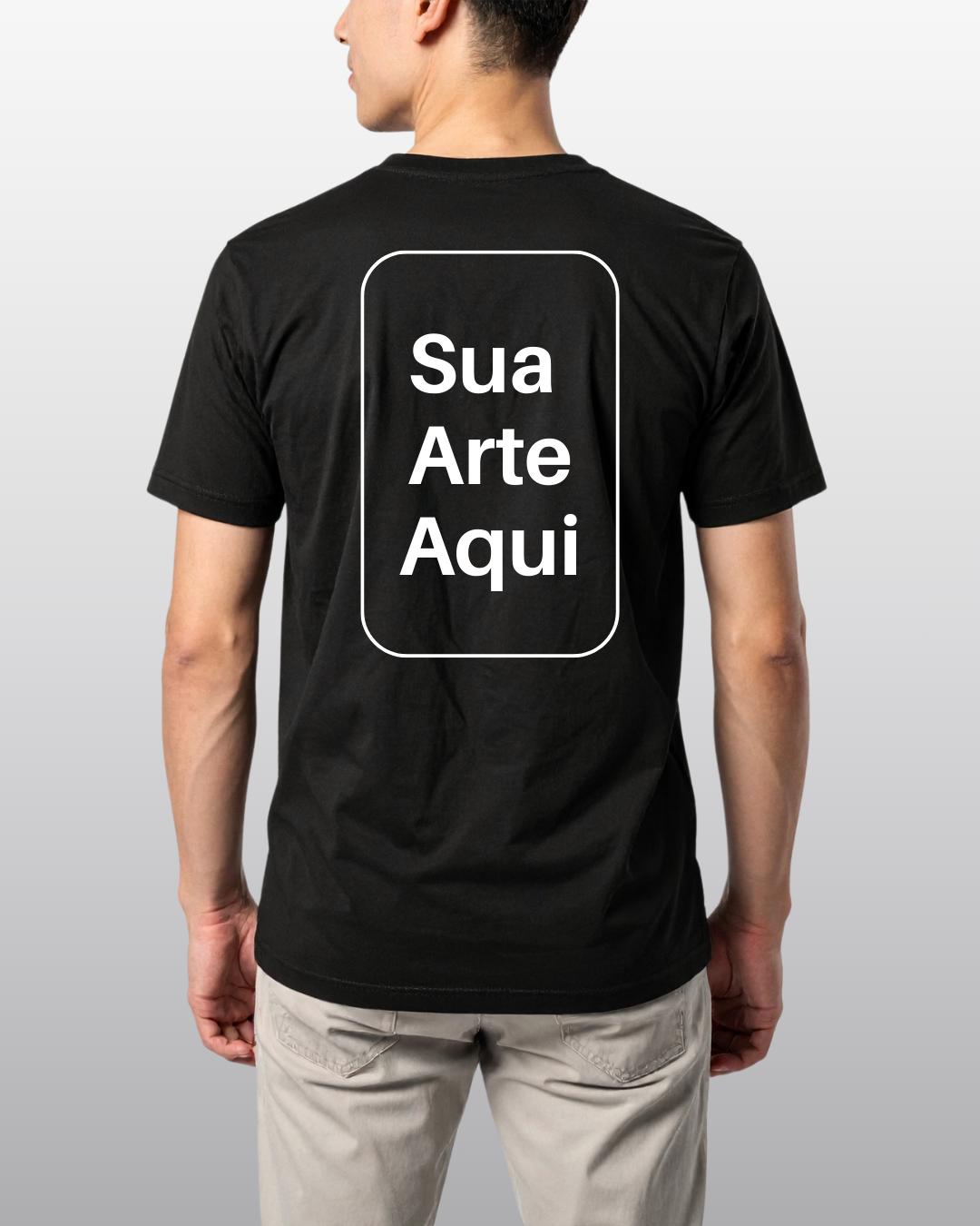 Camiseta de Algodão Premium - Preto - Imagem 2