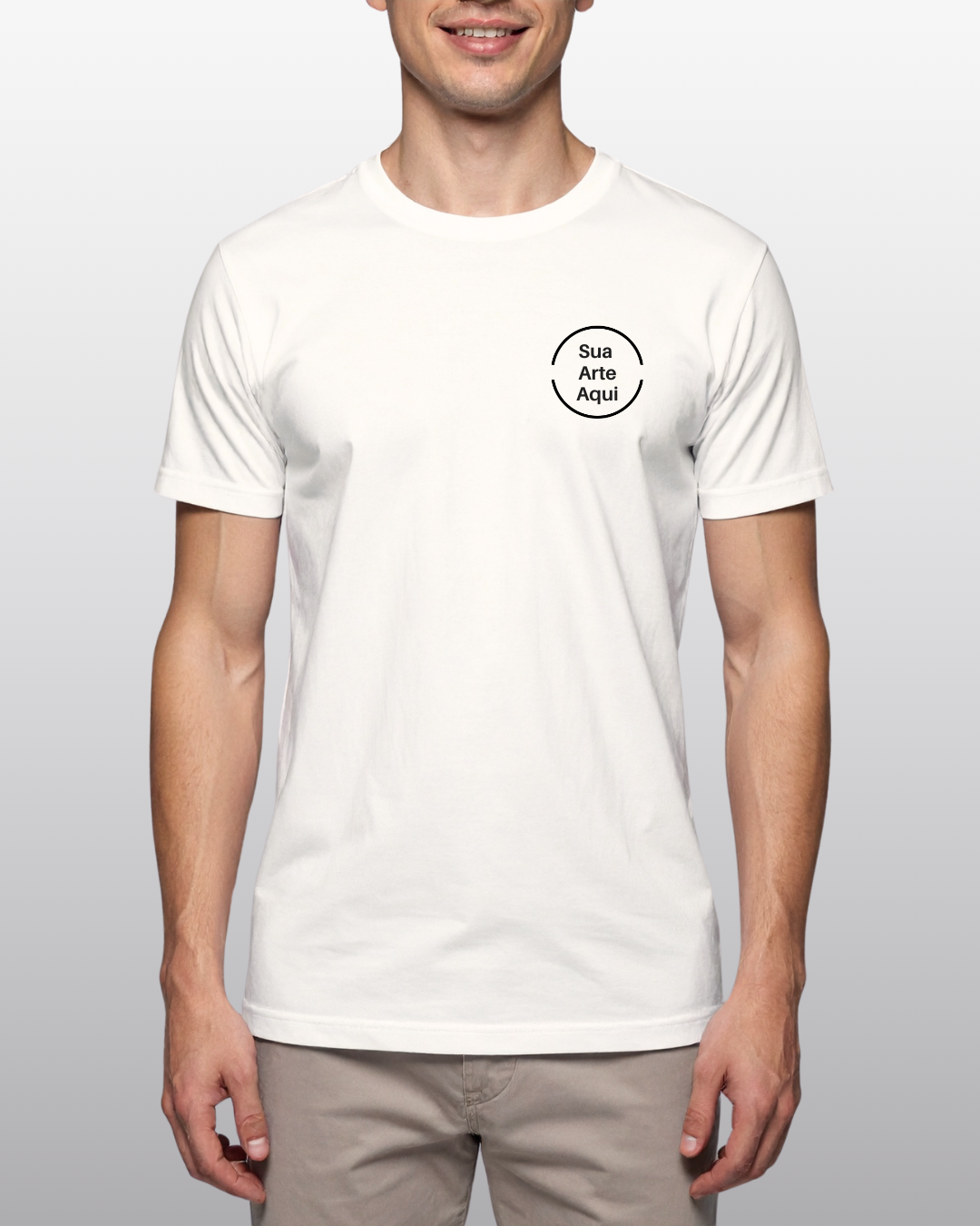 Camiseta de Poliviscose - Off White