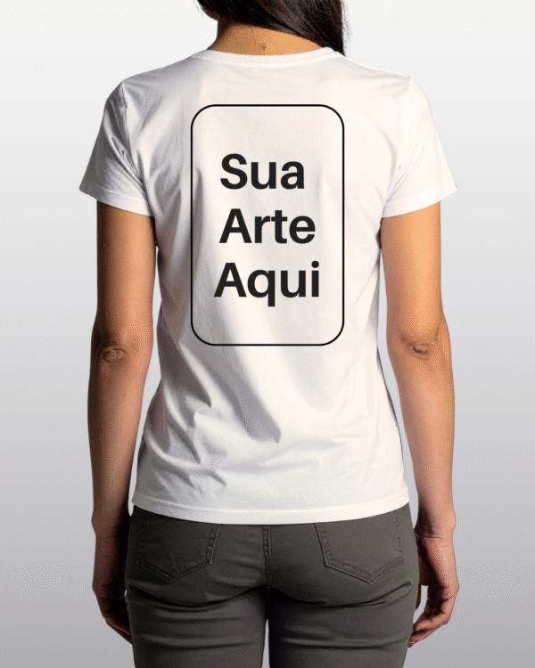 Camiseta de Algodão Premium - Off White - Imagem 2